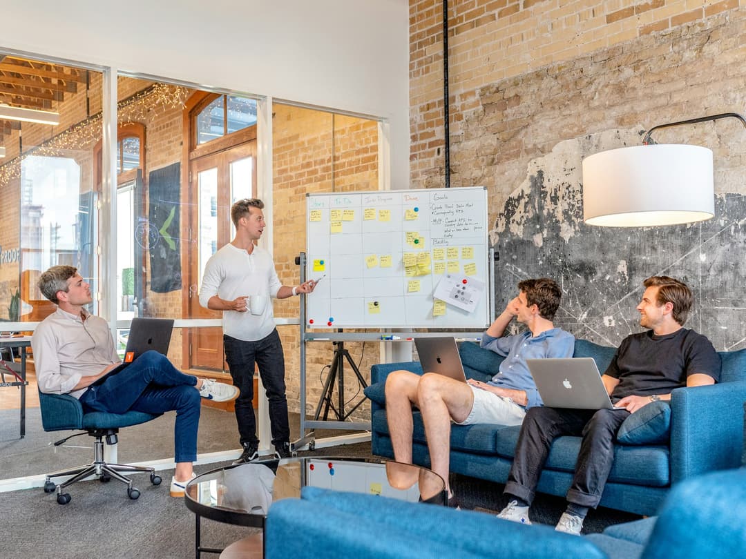 Team meeting and collaboration